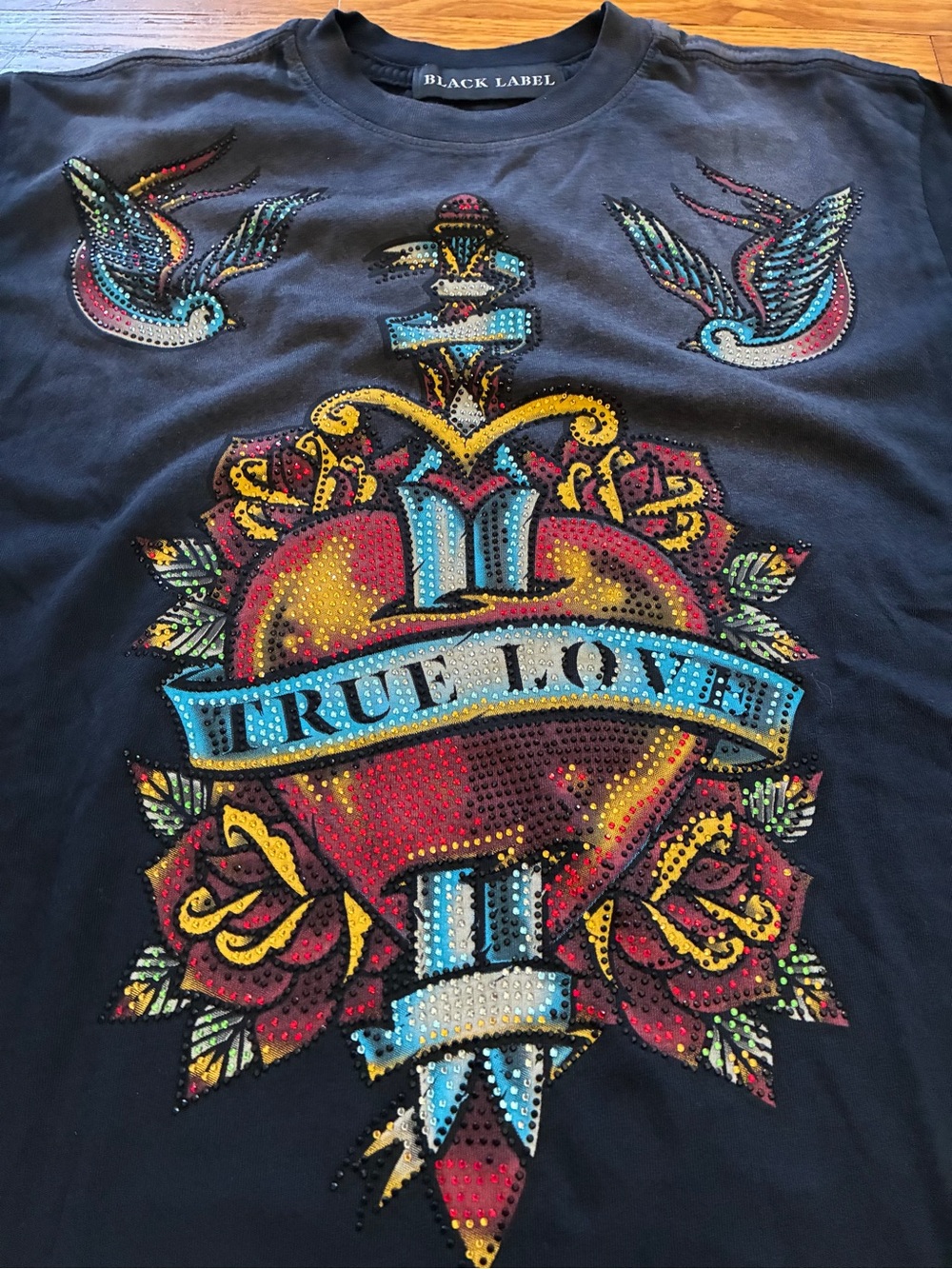 Affliction Black Label True Love Tee Size Small - NWT